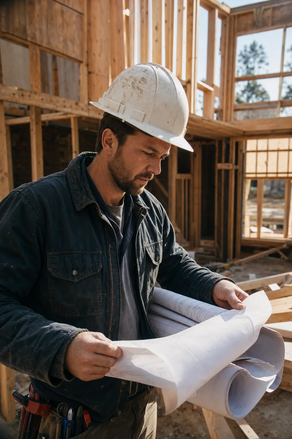 A general contracting professional at work