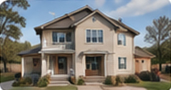 Two-story house exterior