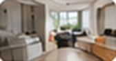 Finished interior room