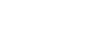 White text on a black background reads ONE SMART with a lightning bolt symbol next to it. Below, smaller text says FIRST REAL SMART SAVER.