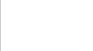 Logo of Malibu Boats featuring the word Malibu in stylized white letters alongside a circular design with horizontal lines. The word BOATS is in smaller white text beneath Malibu. The background is black.