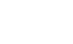 White cursive text says Jenny with smaller capital letters CRAIG below it, all on a black background.