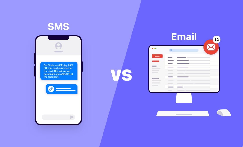 sms vs email service