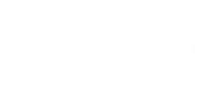 Logo of Celsius featuring a stylized letter C with a small circle above it on the left, followed by the text CELSIUS LIVE FIT in bold letters on a black background.