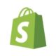 A 3D animation of a green shopping bag icon with a white letter S gently rotating, perfectly capturing the essence of the Shopify logo.